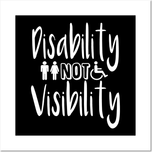 Disability not visibility Posters and Art